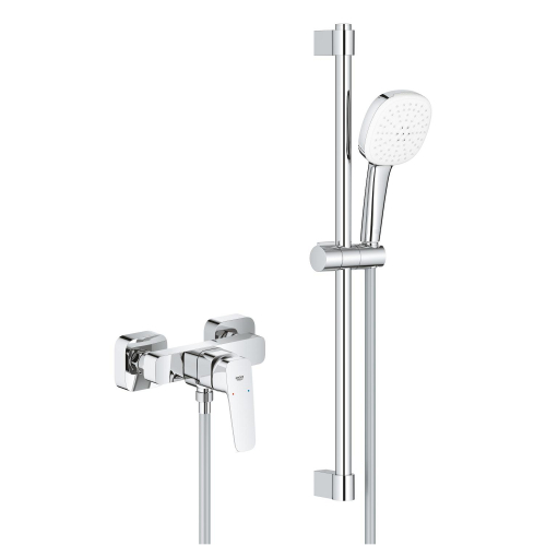 Grohe Cubeo Duş Bataryası ve Sürgülü El Duşu Seti - 1018250000 - 2