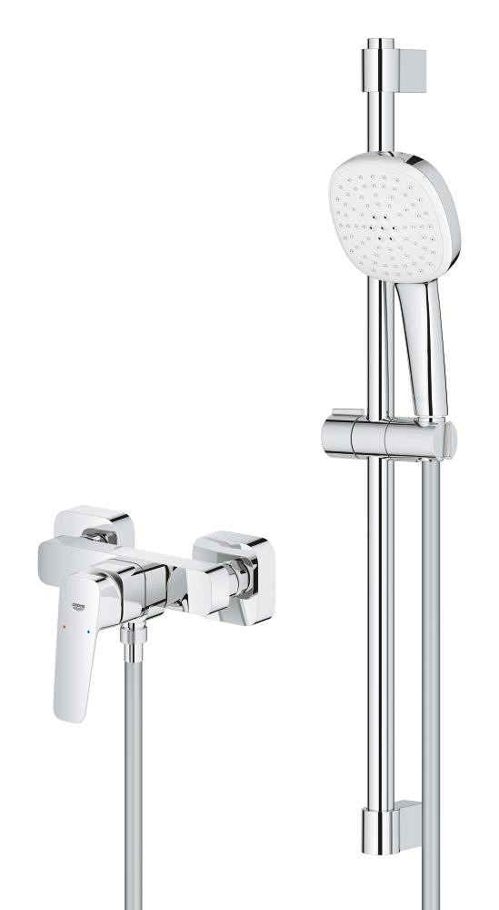 Grohe Cubeo Duş Bataryası ve Sürgülü El Duşu Seti - 1018250000 - 3