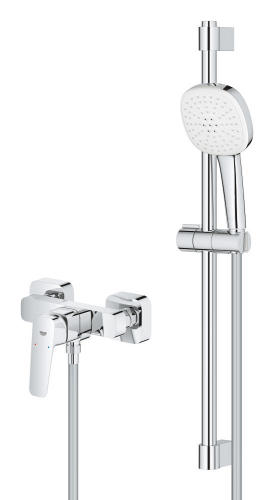 Grohe Cubeo Duş Bataryası ve Sürgülü El Duşu Seti - 1018250000 - 3