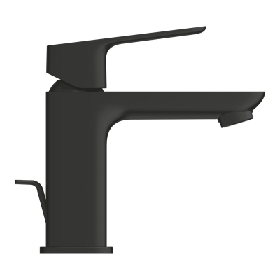 Grohe Cubeo S-Size basin mixer with pop-up waste Silkmove ES Mat Siyah - 1017302430 - 2