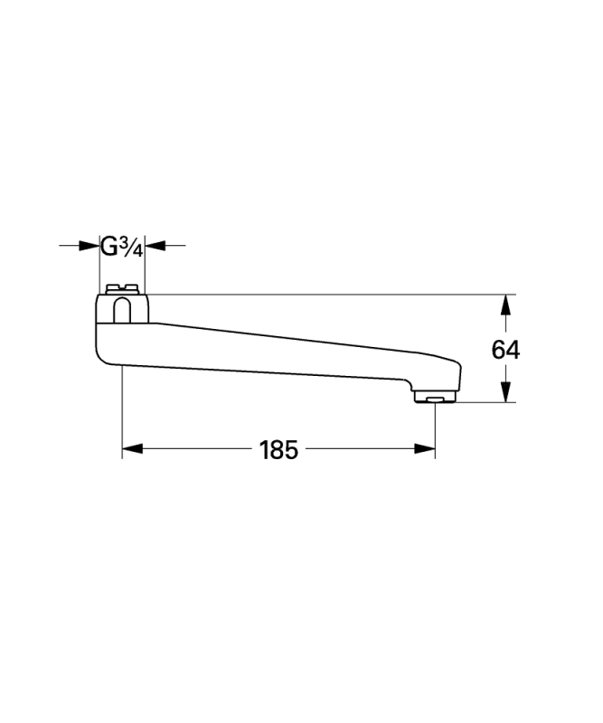 Grohe Döküm Döner Çıkış Ucu - 13430000 - 3