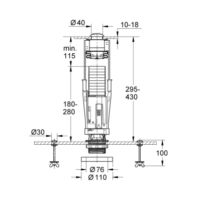 Grohe Eco-Boşaltım Valfi - 42297Pı0 - 2