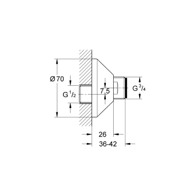 Grohe Ekzantrik - 12001000 - 2