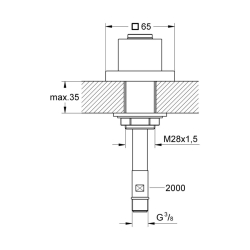 Grohe El Duşu İçin Küvet Üstü Adaptör - 27531000 - 2