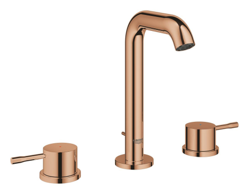 Grohe Essence 3 Delikli Lavabodan Ankastre Lavabo Bataryası, Bakır - 20296DA1 - GROHE