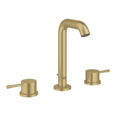 Grohe Essence 3 Delikli Lavabodan Ankastre Lavabo Bataryası, Fırçalı Altın - 20296GN1 - 1