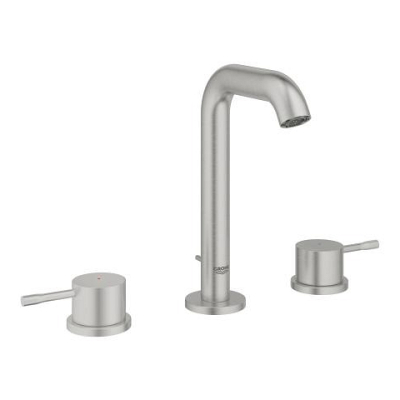 Grohe Essence 3 Delikli Lavabodan Ankastre Lavabo Bataryası, Paslanmaz Çelik - 20296DC1 - 1