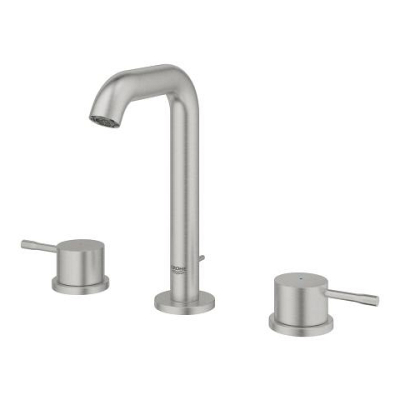 Grohe Essence 3 Delikli Lavabodan Ankastre Lavabo Bataryası, Paslanmaz Çelik - 20296DC1 - 2
