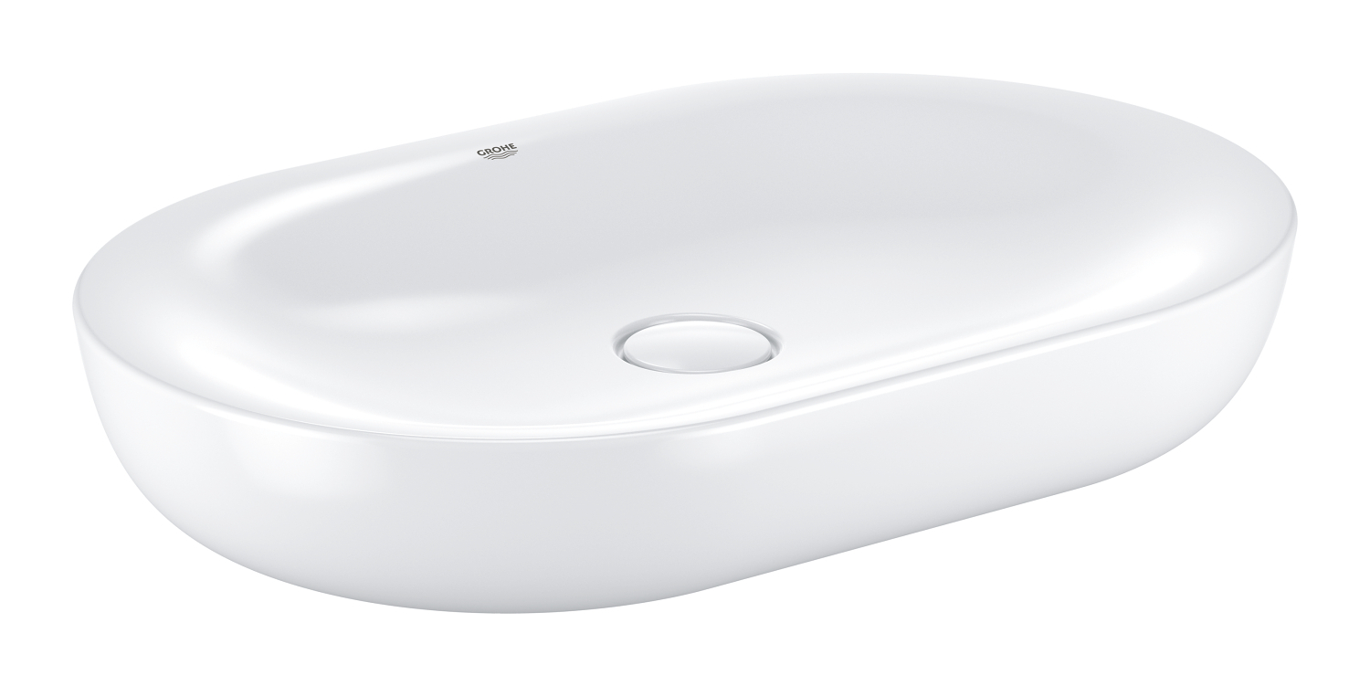 GROHE SPA Cube Ceramic Tezgâh Üstü Lavabo 500x470 mm – Alp Beyazı - 1