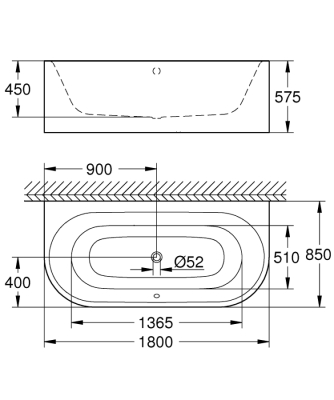 Grohe Küvet - 39622000 - 3