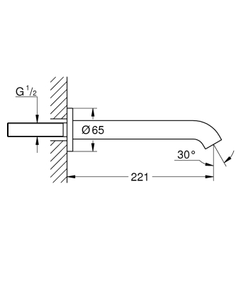 Grohe Essence Çıkış Ucu - 13449DC1 - 4