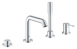 Grohe Essence Dört Delikli Küvet Bataryası - 25251001 - 1