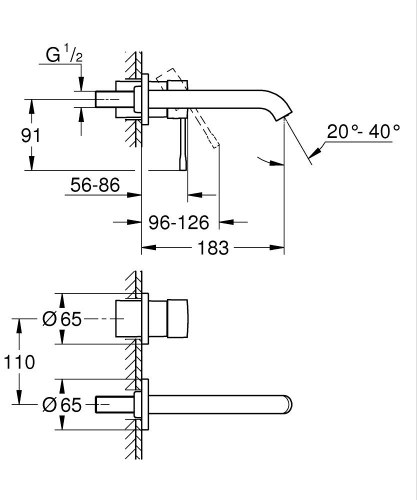 Grohe Essence İki Delikli Lavabo Bataryası
M-Boyut - 19408Da1 - 3