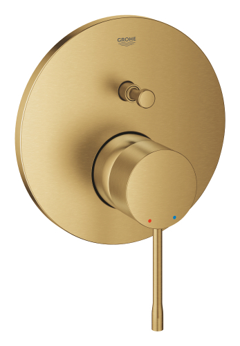 Grohe Essence New Ankastre banyo/duş bataryası Seti Fırçalı Altın - 4