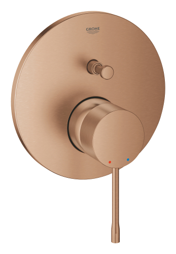 Grohe Essence New Ankastre banyo/duş bataryası Seti Fırçalı Bronz - 3