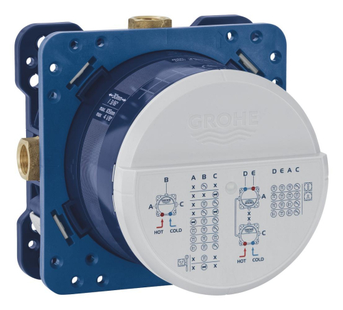 Grohe Essence New Ankastre banyo/duş bataryası Seti Fırçalı Bronz - 4