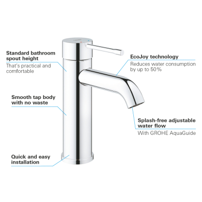 Grohe Essence Tek Kumandalı Lavabo Bataryası S - 24172001 - 3