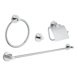 Grohe Essentials 4'Ü Bir Arada Banyo Aksesuar Seti - 40776001 - GROHE