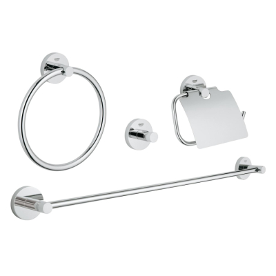 Grohe Essentials 4'Ü Bir Arada Banyo Aksesuar Seti - 40776001 - 1