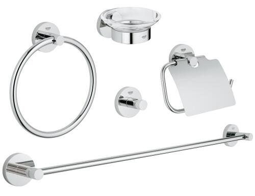 Grohe Essentials 5'İ Bir Arada Banyo Aksesuar Seti - 40344001 - 1