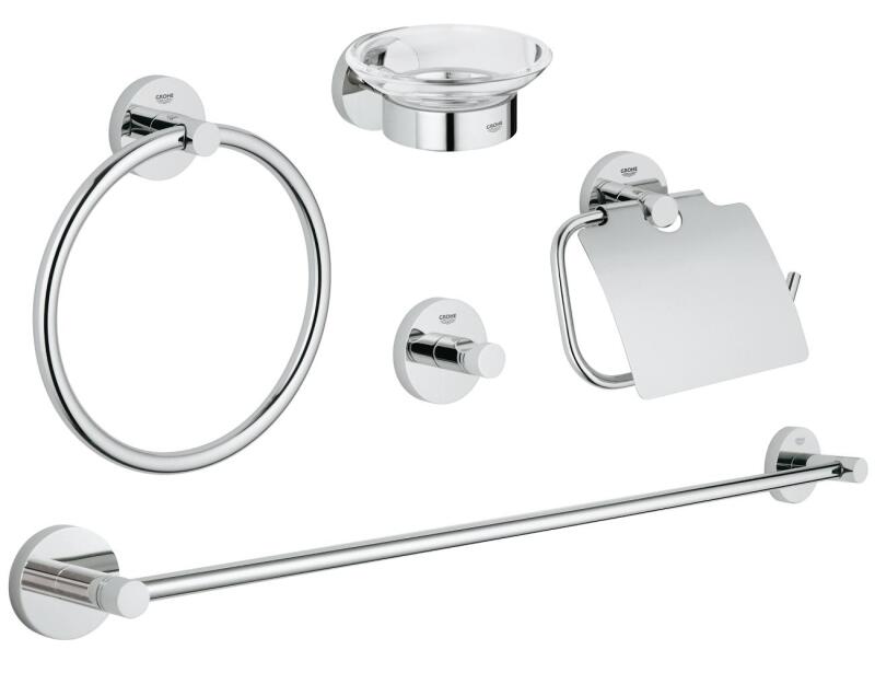 Grohe Essentials 5'İ Bir Arada Banyo Aksesuar Seti - 40344001 - GROHE