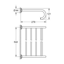 Grohe Essentials Authentic Banyo Havluluğu - 40660001 - 2