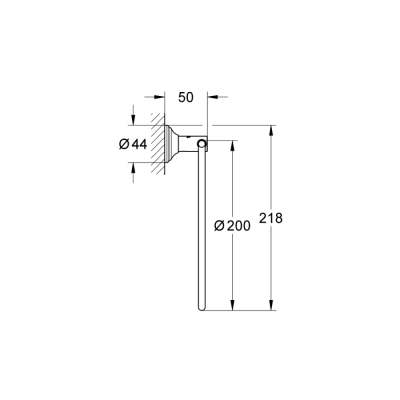 Grohe Essentials Authentic Halka Havluluk - 40655En1 - 2