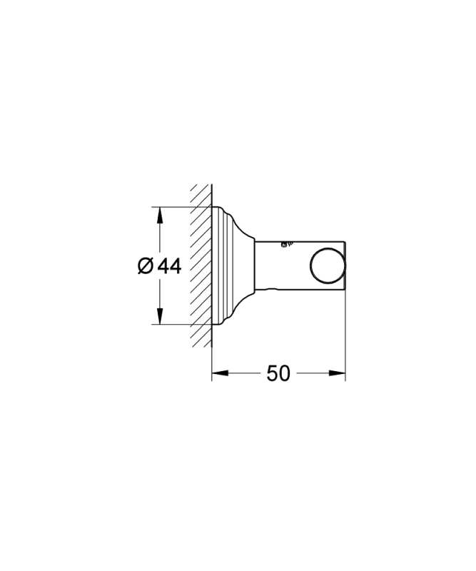 Grohe Essentials Authentic Havlu/Bornoz Askılığı - 40656001 - 3