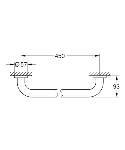 Grohe Essentials Banyo Tutamağı - 40793001 - 3
