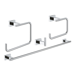 Grohe Essentials Cube 4'Ü Bir Arada Banyo Aksesuar Seti - 40778001 - GROHE