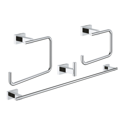 Grohe Essentials Cube 4'Ü Bir Arada Banyo Aksesuar Seti - 40778001 - 1