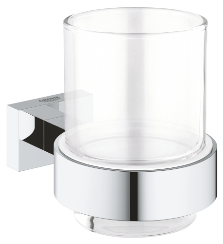 Grohe Essentials Cube Tutamaçlı Cam Fırçalık - 40755001 - GROHE