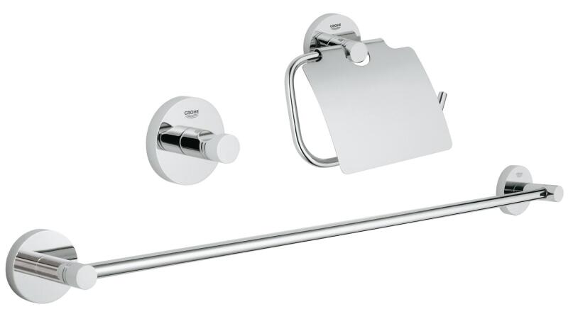 Grohe Essentials Guest 3'Ü 1 Arada Banyo Aksesuar Seti - 40775001 - 1