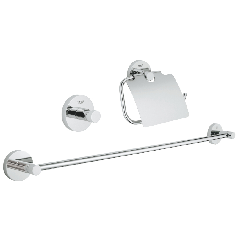 Grohe Essentials Guest 3'Ü 1 Arada Banyo Aksesuar Seti - 40775001 - 2