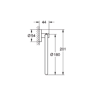 Grohe Essentials Halka Havluluk (1024612430) - 3