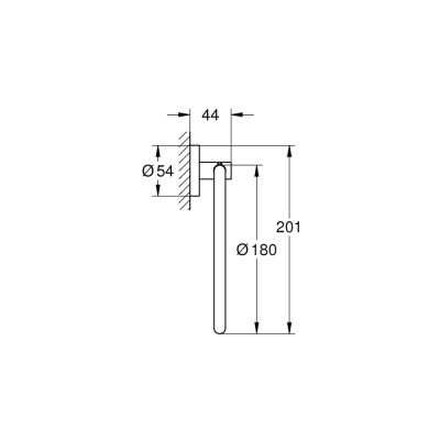 Grohe Essentials Halka Havluluk - 40365001 - 2