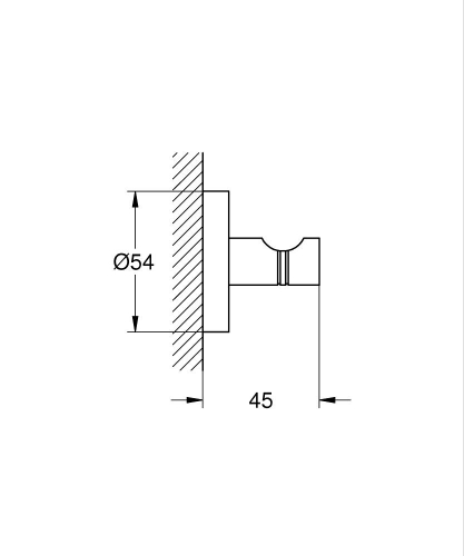 Grohe Essentials Havlu/Bornoz Askılığı - 40364Dc1 - 3