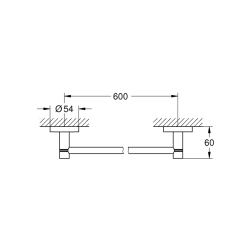 Grohe Essentials Havluluk - 40366001 - 2