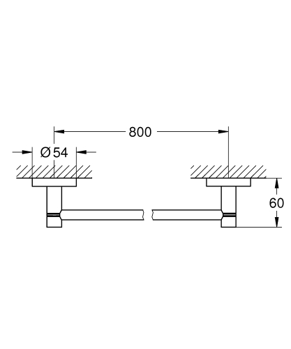Grohe Essentials Havluluk - 40386A01 - 3