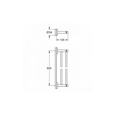 Grohe Essentials İkili Havluluk (1024732430) - 3