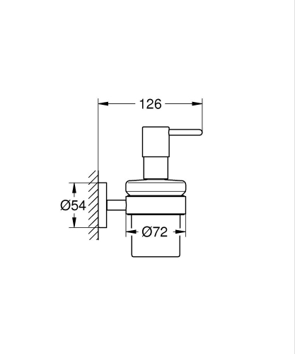 Grohe Essentials Sıvı Sabunluk (1022572430) - 4