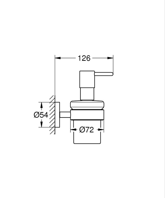 Grohe Essentials Sıvı Sabunluk (1022572430) - 4