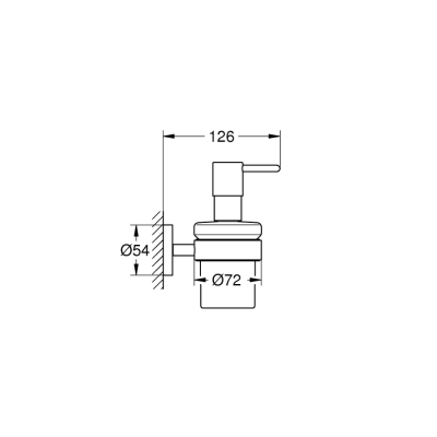 Grohe Essentials Sıvı Sabunluk - 40448Dc1 - 2