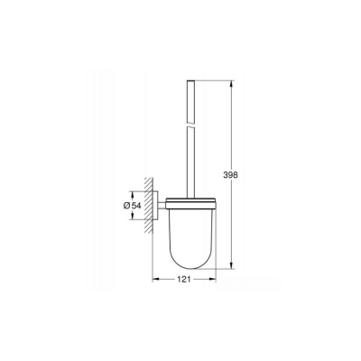 Grohe Essentials Tuvalet Fırçası Seti (1024682430) - 3