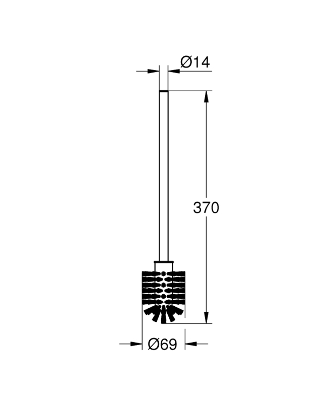 Grohe Essentials Yedek Fırça - 40392000 - 3