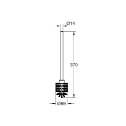 Grohe Essentials Yedek Fırça - 40392000 - 2