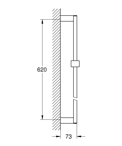 Grohe Euphoria Cube Duş Sürgüsü, 600 Mm - 27892000 - 4