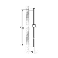 Grohe Euphoria Cube Duş Sürgüsü, 600 Mm - 27892000 - 2