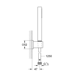 Grohe Euphoria Cube Stick Duş Seti - 27703000 - 2