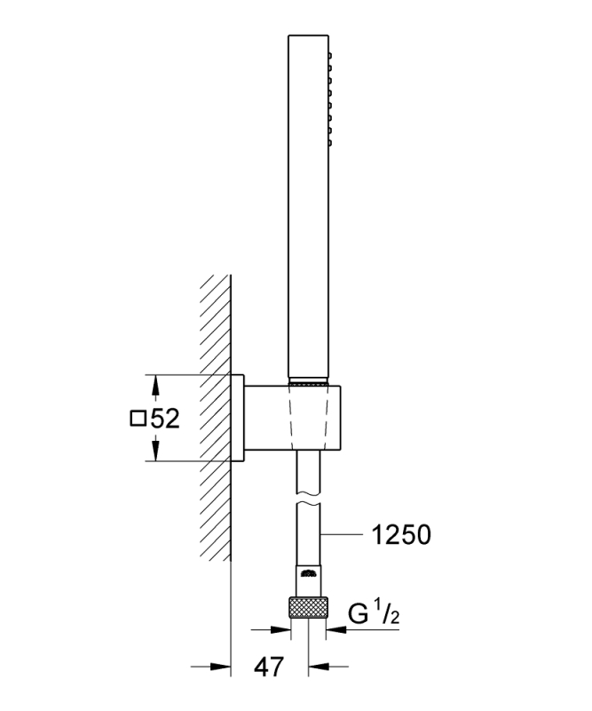 Grohe Euphoria Cube Stick Duş Seti - 27703000 - 3